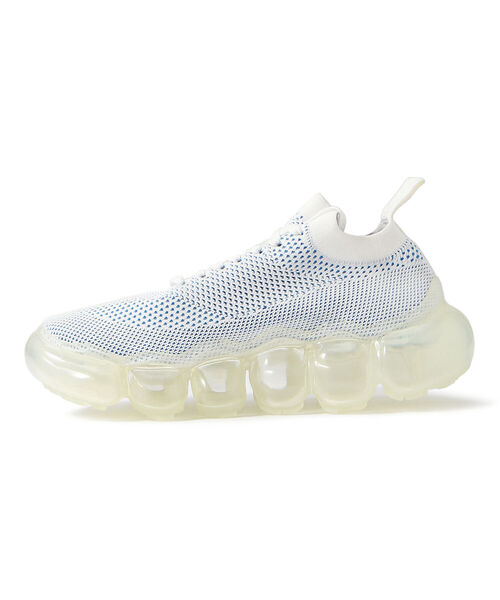 grounds(グラウンズ)の「grounds / グラウンズ/JEWELRY whtblue/clear sole(スニーカー・メンズ・ブルー・40/41/42/43)」の7枚目の写真