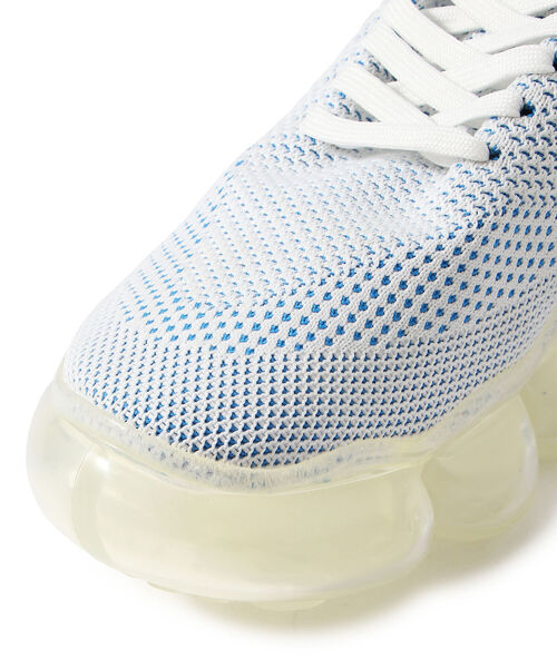 grounds(グラウンズ)の「grounds / グラウンズ/JEWELRY whtblue/clear sole(スニーカー・メンズ・ブルー・40/41/42/43)」の5枚目の写真
