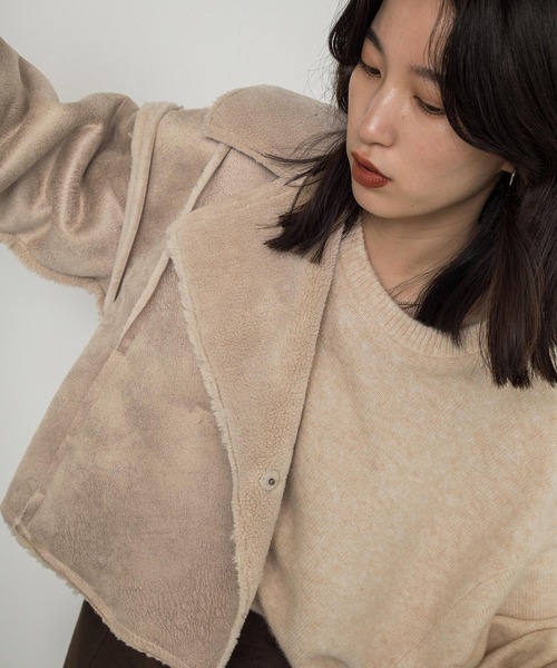 w closet（ダブルクローゼット）の「エコスエードムートンW前ショート