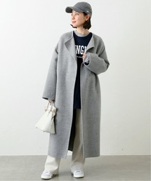 AP STUDIO | SCENTOF ベーシックコート(ノーカラーコート)