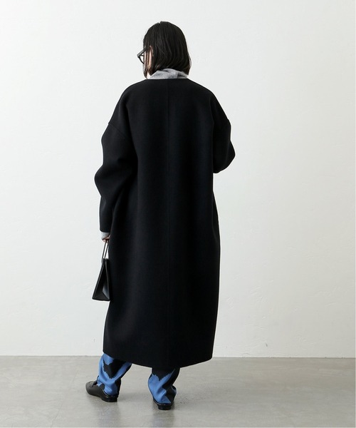 AP STUDIO（エーピーストゥディオ）の「SCENTOF ベーシックコート（ノーカラーコート・レディース・ブラック/グレー・FREE）」の14枚目の写真