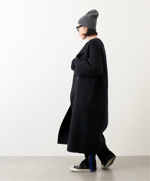 AP STUDIO（エーピーストゥディオ）の「SCENTOF ベーシックコート（ノーカラーコート・レディース・ブラック/グレー・FREE）」の16枚目の写真