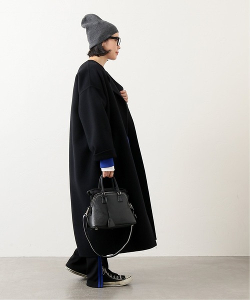 AP STUDIO（エーピーストゥディオ）の「SCENTOF ベーシックコート（ノーカラーコート・レディース・ブラック/グレー・FREE）」の18枚目の写真