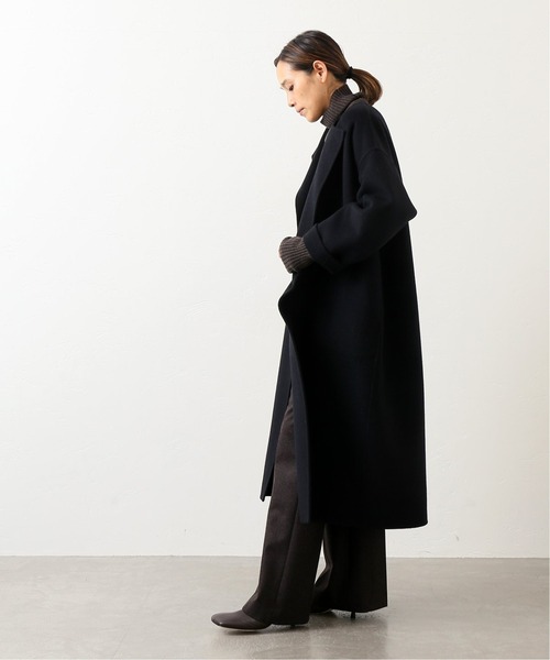 AP STUDIO（エーピーストゥディオ）の「SCENTOF ベーシックコート（ノーカラーコート・レディース・ブラック/グレー・FREE）」の20枚目の写真