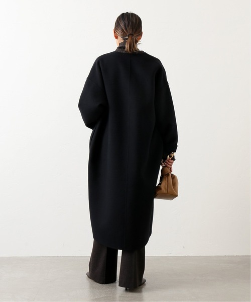 AP STUDIO（エーピーストゥディオ）の「SCENTOF ベーシックコート（ノーカラーコート・レディース・ブラック/グレー・FREE）」の21枚目の写真