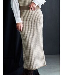 RESEXXY | ツイードニットタイトスカート【セットアップ着用可能】(スカート)