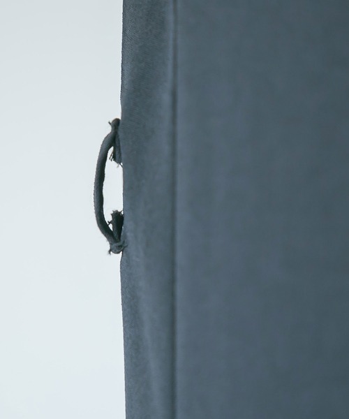 Newlyme（ニューリーミー）の「フィッシュテールロングシャツワンピース（ワンピース・レディース・ブラック/ベージュ/パープル/グレー/ブルー/ボルドー・MEDIUM/LARGE/X-LARGE）」の14枚目の写真