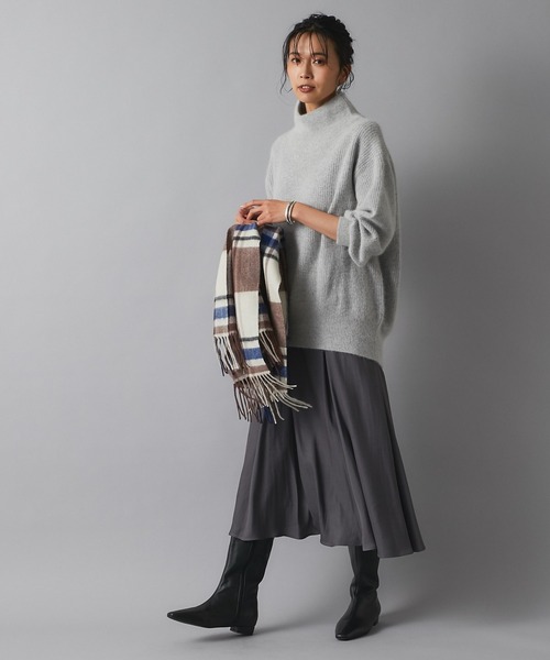 RIVE DROITE（リヴドロワ）の「カッセンシャンブレースカート（スカート・レディース・チャコールグレー/バイオレット・FREE）」の16枚目の写真