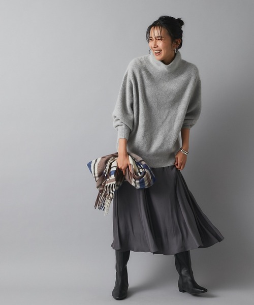 RIVE DROITE（リヴドロワ）の「カッセンシャンブレースカート（スカート・レディース・チャコールグレー/バイオレット・FREE）」の17枚目の写真