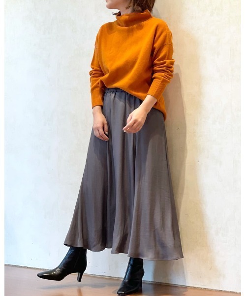 RIVE DROITE（リヴドロワ）の「カッセンシャンブレースカート（スカート・レディース・チャコールグレー/バイオレット・FREE）」の22枚目の写真