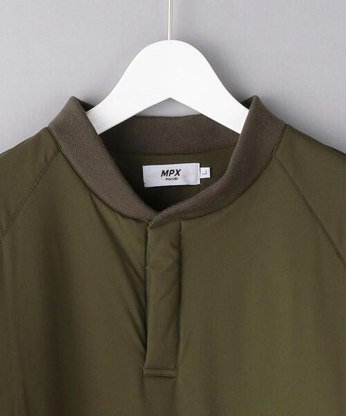 mando（マンド）の「＜MPX mando (エムピーエックス マンド) ＞ パフ クルーネック プルオーバー（その他アウター・メンズ・ブラック/オリーブ・S/M/L）」の6枚目の写真