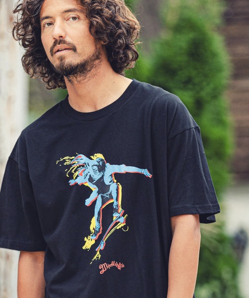 MARBLES(マーブルズ)の「mt7555-STANDARD TEE (SKATE) Tシャツ(Tシャツ/カットソー・メンズ・ホワイト/ネイビー/ブラック・L/XL/S/M)」の4枚目の写真