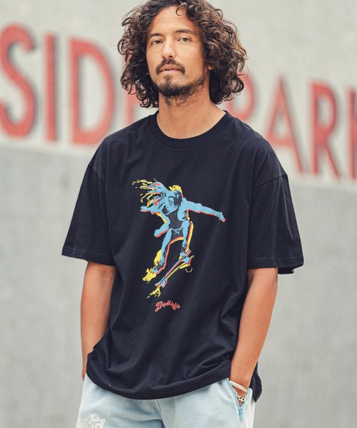 MARBLES(マーブルズ)の「mt7555-STANDARD TEE (SKATE) Tシャツ(Tシャツ/カットソー・メンズ・ホワイト/ネイビー/ブラック・L/XL/S/M)」の5枚目の写真