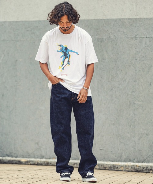 MARBLES(マーブルズ)の「mt7555-STANDARD TEE (SKATE) Tシャツ(Tシャツ/カットソー・メンズ・ホワイト/ネイビー/ブラック・L/XL/S/M)」の16枚目の写真
