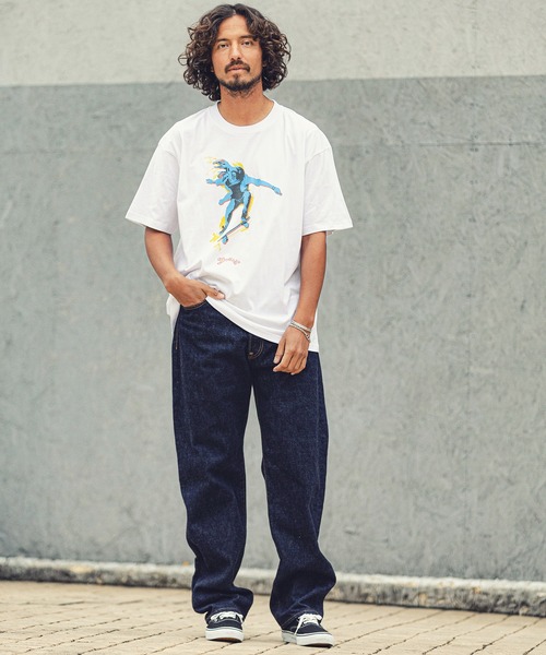 MARBLES(マーブルズ)の「mt7555-STANDARD TEE (SKATE) Tシャツ(Tシャツ/カットソー・メンズ・ホワイト/ネイビー/ブラック・L/XL/S/M)」の17枚目の写真