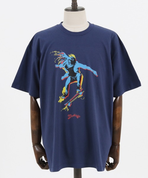 MARBLES(マーブルズ)の「mt7555-STANDARD TEE (SKATE) Tシャツ(Tシャツ/カットソー・メンズ・ホワイト/ネイビー/ブラック・L/XL/S/M)」の20枚目の写真