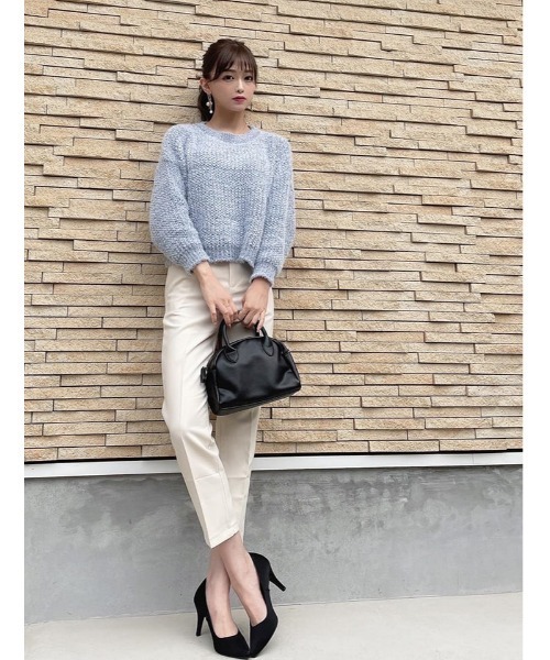 fifth（フィフス）の「モールヤーンシャギーニット（ニット/セーター・レディース・ホワイト/ブルー/グリーン・MEDIUM）」の15枚目の写真