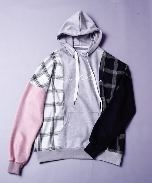 AFYF(エーエフワイエフ)の「EMB TRILINGUAL PARKA/ビッグシルエット トライリンガルパーカー/チェック/スウェード(パーカー・メンズ・その他1/その他2/その他3/その他・FREE)」の17枚目の写真