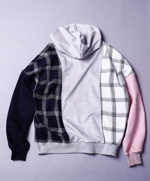AFYF(エーエフワイエフ)の「EMB TRILINGUAL PARKA/ビッグシルエット トライリンガルパーカー/チェック/スウェード(パーカー・メンズ・その他1/その他2/その他3/その他・FREE)」の21枚目の写真