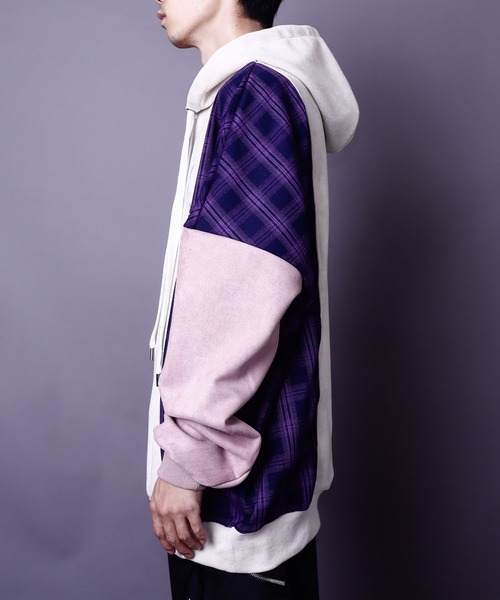 AFYF(エーエフワイエフ)の「EMB TRILINGUAL PARKA/ビッグシルエット トライリンガルパーカー/チェック/スウェード(パーカー・メンズ・その他1/その他2/その他3/その他・FREE)」の15枚目の写真