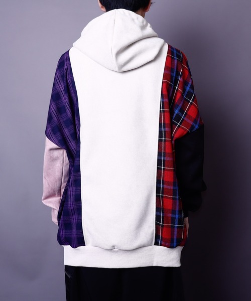 AFYF(エーエフワイエフ)の「EMB TRILINGUAL PARKA/ビッグシルエット トライリンガルパーカー/チェック/スウェード(パーカー・メンズ・その他1/その他2/その他3/その他・FREE)」の16枚目の写真