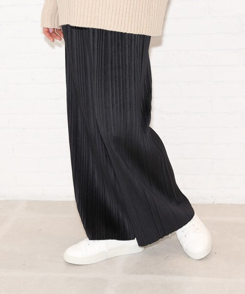 Cutie Blonde（キューティーブロンド）の「◆【S-L】トレンド起毛プリーツパンツ（その他パンツ・レディース・ブラック/グリーン/ブラック系/ダークブラウン系/ブラウン系その他2・01/03/02）」の10枚目の写真