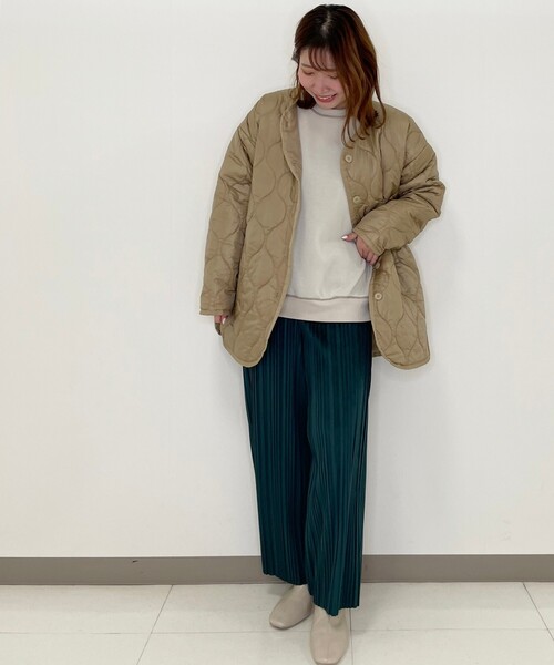 Cutie Blonde（キューティーブロンド）の「◆【S-L】トレンド起毛プリーツパンツ（その他パンツ・レディース・ブラック/グリーン/ブラック系/ダークブラウン系/ブラウン系その他2・01/03/02）」の18枚目の写真