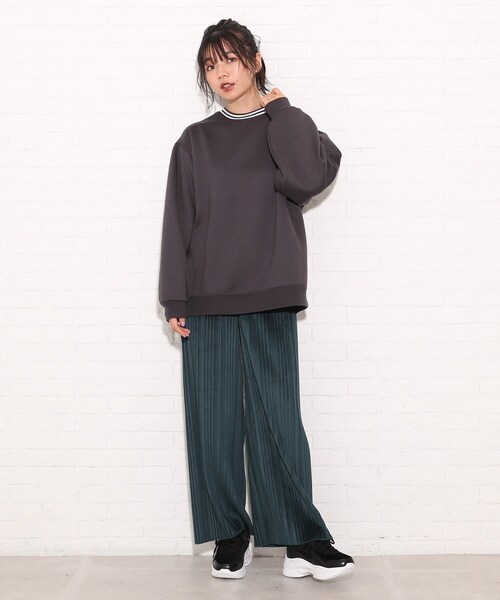 Cutie Blonde（キューティーブロンド）の「◆【S-L】トレンド起毛プリーツパンツ（その他パンツ・レディース・ブラック/グリーン/ブラック系/ダークブラウン系/ブラウン系その他2・01/03/02）」の21枚目の写真