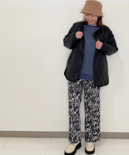 Cutie Blonde（キューティーブロンド）の「◆【S-L】トレンド起毛プリーツパンツ（その他パンツ・レディース・ブラック/グリーン/ブラック系/ダークブラウン系/ブラウン系その他2・01/03/02）」の16枚目の写真