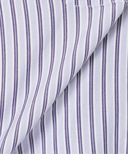 417 EDIFICE（フォーワンセブンエディフィス）の「ダブルポケットバンドカラーストライプシャツ（シャツ/ブラウス・メンズ・ホワイト/グレー/ブルー・SMALL/MEDIUM/LARGE）」の19枚目の写真