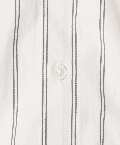 417 EDIFICE（フォーワンセブンエディフィス）の「ダブルポケットバンドカラーストライプシャツ（シャツ/ブラウス・メンズ・ホワイト/グレー/ブルー・SMALL/MEDIUM/LARGE）」の9枚目の写真