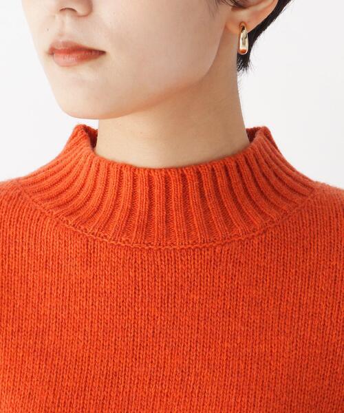 AG by aquagirl（エージーバイアクアガール）の「◆ラムウールナイロンハイネックニット【WEB限定カラー・サイズ】（ニット/セーター・レディース・オフホワイト/ダークグレー/ダークオレンジ/黄緑系8・40/38/36）」の8枚目の写真