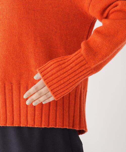 AG by aquagirl（エージーバイアクアガール）の「◆ラムウールナイロンハイネックニット【WEB限定カラー・サイズ】（ニット/セーター・レディース・オフホワイト/ダークグレー/ダークオレンジ/黄緑系8・40/38/36）」の9枚目の写真