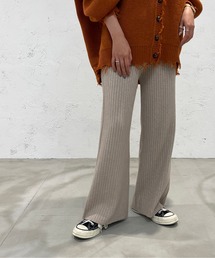 apres jour mignon | リブニットパンツ【ZOZOTOWN限定アイテム】(その他パンツ)