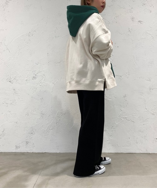 apres jour mignon(アプレジュールミニョン)の「リブニットパンツ【ZOZOTOWN限定アイテム】(その他パンツ・レディース・杢グレー/ダークブラウン/ブラック/ライトベージュ・SMALL/X-LARGE/MEDIUM)」の10枚目の写真