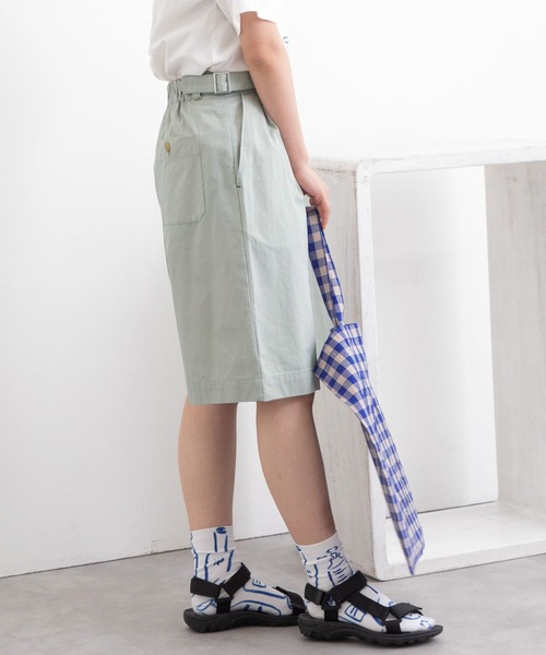 POU DOU DOU（プードゥドゥ）の「ライトウェザーグルカパンツ（その他パンツ・レディース・ライトブルー/モカ/スミクロ・3）」の13枚目の写真