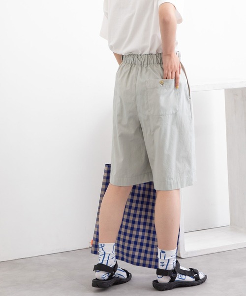 POU DOU DOU（プードゥドゥ）の「ライトウェザーグルカパンツ（その他パンツ・レディース・ライトブルー/モカ/スミクロ・3）」の14枚目の写真