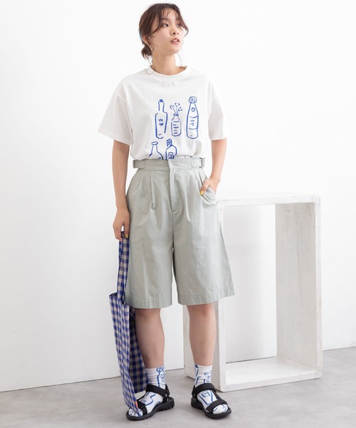 POU DOU DOU（プードゥドゥ）の「ライトウェザーグルカパンツ（その他パンツ・レディース・ライトブルー/モカ/スミクロ・3）」の18枚目の写真