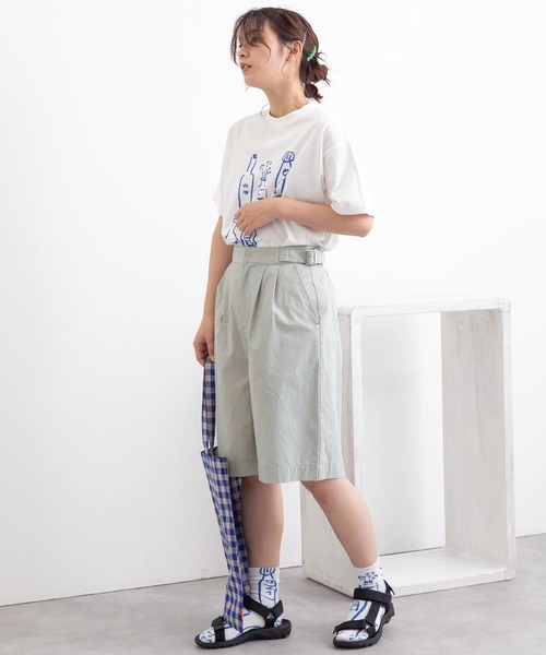 POU DOU DOU（プードゥドゥ）の「ライトウェザーグルカパンツ（その他パンツ・レディース・ライトブルー/モカ/スミクロ・3）」の19枚目の写真