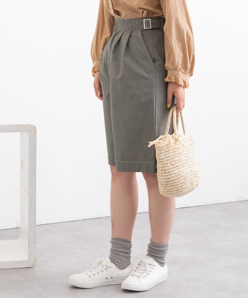 POU DOU DOU（プードゥドゥ）の「ライトウェザーグルカパンツ（その他パンツ・レディース・ライトブルー/モカ/スミクロ・3）」の21枚目の写真