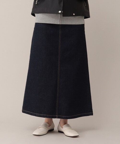 UNTITLED（アンタイトル）の「◆ミューズデニム マーメイドスカート【マシンウォッシャブル】（スカート・レディース・ネイビー/ブルー・01/02/04/03/42/44/00/50/48/46）」の2枚目の写真