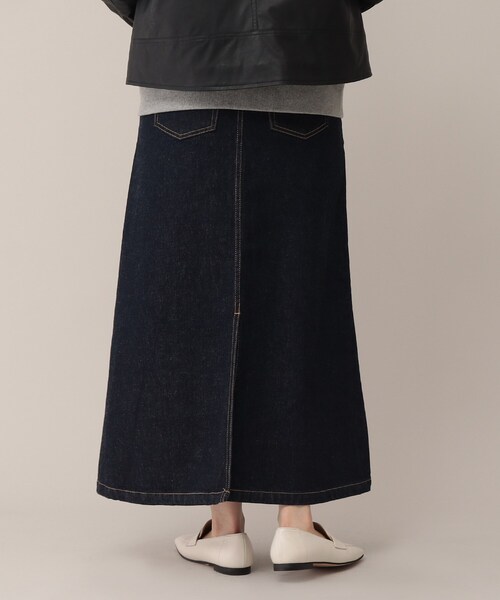 UNTITLED（アンタイトル）の「◆ミューズデニム マーメイドスカート【マシンウォッシャブル】（スカート・レディース・ネイビー/ブルー・01/02/04/03/42/44/00/50/48/46）」の13枚目の写真