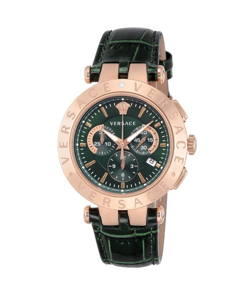 VERSACE(ヴェルサーチ)の「VERSACE/ヴェルサーチェ V-RACECHRONO 腕時計 VERQ00420 メンズ(アナログ腕時計・メンズ・グリーン・FREE)」の9枚目の写真
