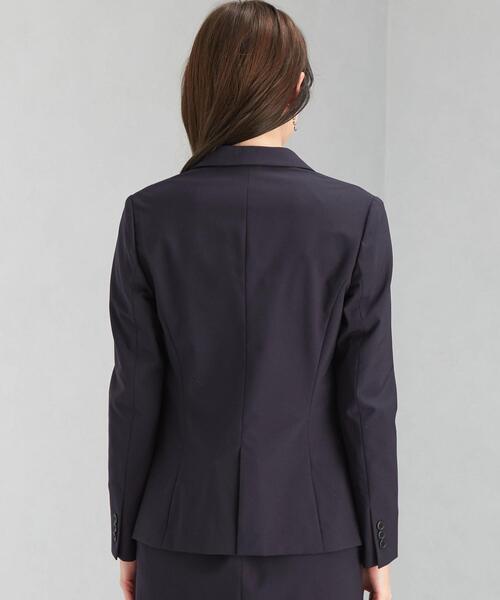 green label relaxing（グリーンレーベルリラクシング）の「TWトロピカル テーラード  ジャケット -ウォッシャブル・ストレッチ・防シワ-（テーラードジャケット・レディース・ブラック/ネイビー/グレー・34/36/38/44/46/40/42）」の6枚目の写真