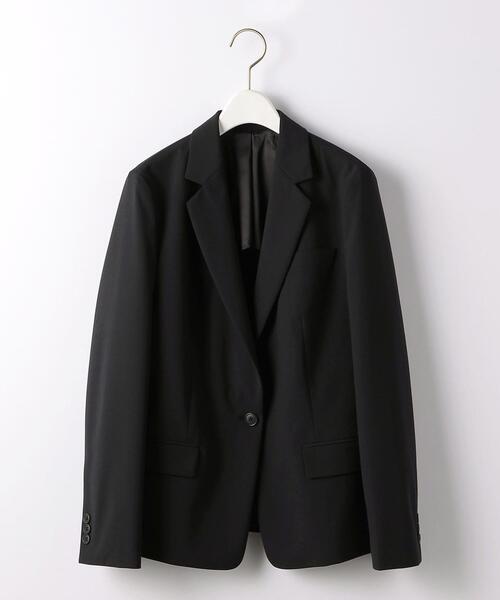 green label relaxing（グリーンレーベルリラクシング）の「TWトロピカル テーラード  ジャケット -ウォッシャブル・ストレッチ・防シワ-（テーラードジャケット・レディース・ブラック/ネイビー/グレー・34/36/38/44/46/40/42）」の20枚目の写真