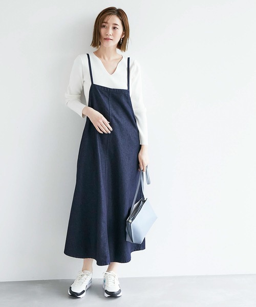 【制菌加工】スリットネックニットプルオーバー