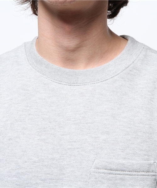 OUTLET（アウトレット）の「【Ciaopanic】RUSSELL 別注T/C裏毛ポケ付キプルオーバー（スウェット・メンズ・ブルー/チャコールグレー/グリーン/グレー/レッド・LARGE/MEDIUM）」の9枚目の写真