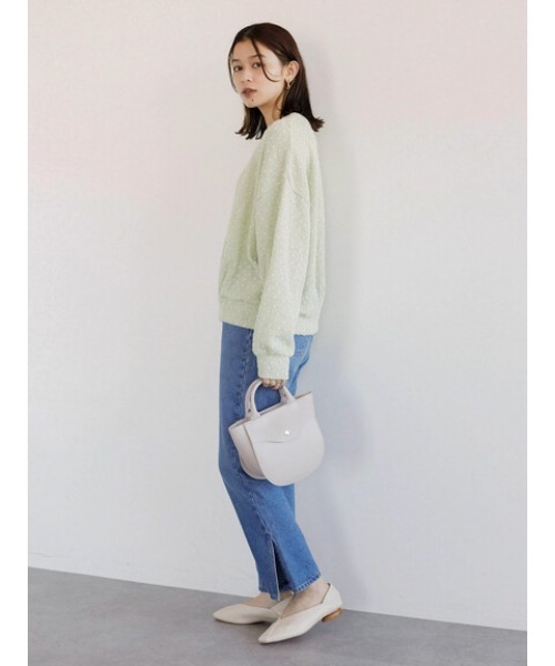 Legato Largo（レガートラルゴ）の「・Legato Largo ころろんミニショルダー（ショルダーバッグ・レディース・グリーン/ブラック/アイボリー/ライトグレー・FREE）」の15枚目の写真