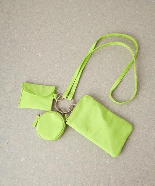 CITEN（シテン）の「＜CITEN（シテン）＞3ピース ショルダーバッグ（ショルダーバッグ・レディース・ブラック/ブラウン/ライム・FREE）」の3枚目の写真