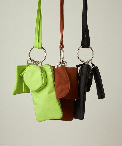 CITEN（シテン）の「＜CITEN（シテン）＞3ピース ショルダーバッグ（ショルダーバッグ・レディース・ブラック/ブラウン/ライム・FREE）」の5枚目の写真